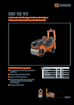 Kombiwalzen Hamm HD 10 VT