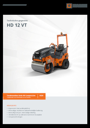 Kombiwalzen Hamm HD 12 VT
