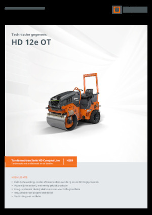 Kombiwalzen Hamm HD 12e OT