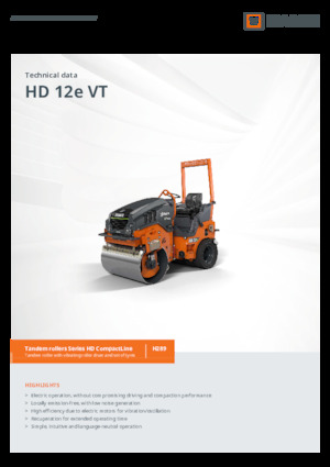 Kombiwalzen Hamm HD 12e VT
