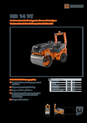 Kombiwalzen Hamm HD 14 VT