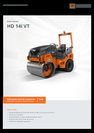 Kombiwalzen Hamm HD 14i VT