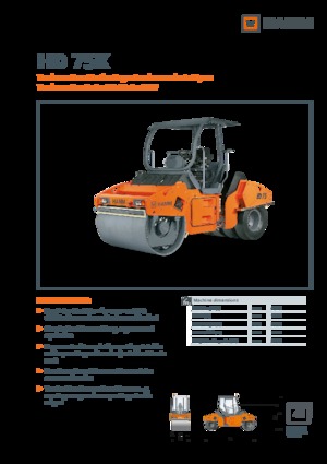 Kombiwalzen Hamm HD 75 K