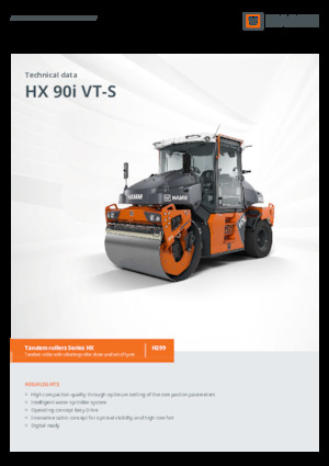 Kombiwalzen Hamm HX 90i VT-S
