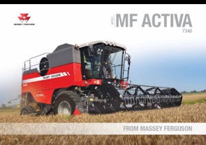 Mähdrescher Massey Ferguson Activa 7340