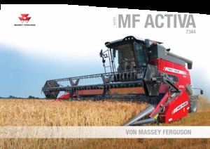 Mähdrescher Massey Ferguson Activa 7344
