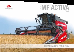 Mähdrescher Massey Ferguson Activa 7344