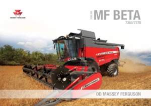 Mähdrescher Massey Ferguson Beta 7370