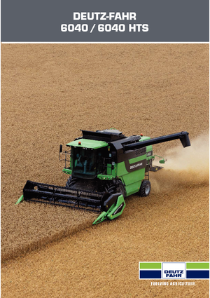 Mähdrescher DEUTZ-FAHR 6040 C HTS