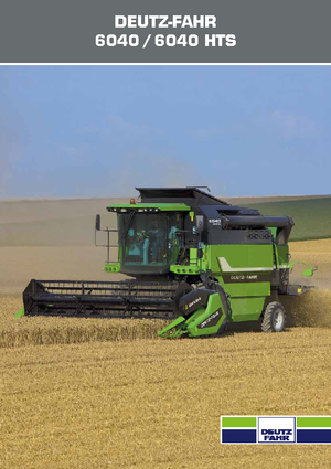 Mähdrescher DEUTZ-FAHR 6040 C HTS