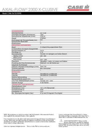 Mähdrescher Case IH AF 2366 X Clusive