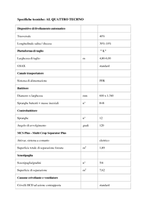 Mähdrescher Laverda AL Quattro Techno