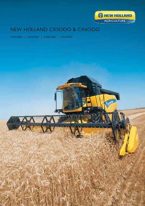 Mähdrescher New Holland CX 5090 Laterale
