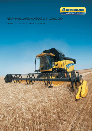 Mähdrescher New Holland CX 5090 Laterale
