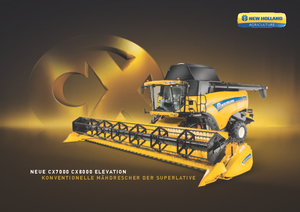 Mähdrescher New Holland CX 8070 Elevation