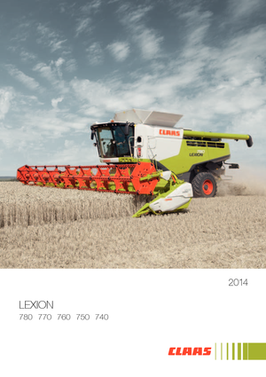 Mähdrescher Claas Lexion 740