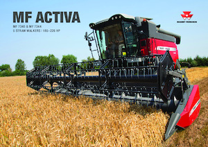 Mähdrescher Massey Ferguson MF Activa 7344 