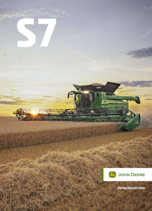 Mähdrescher John Deere S7 850 HM   