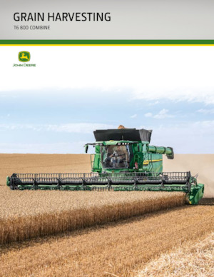 Mähdrescher John Deere T6 800