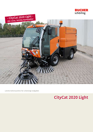 Kompaktkehrmaschinen Bucher-Schörling CityCat 2020 XL