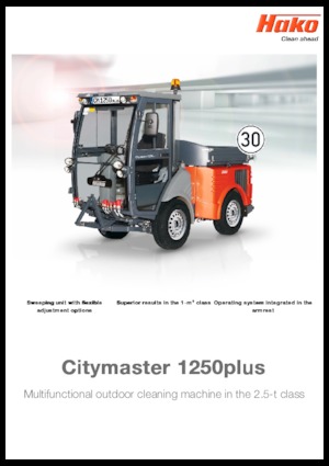 Kompaktkehrmaschinen Hako Citymaster 1250 plus