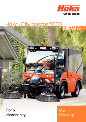 Kompaktkehrmaschinen Hako Citymaster 2000 E5 3B