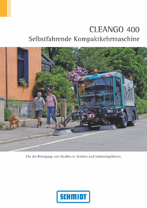 Kompaktkehrmaschinen Schmidt Cleango 400