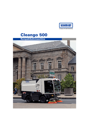 Kompaktkehrmaschinen Schmidt Cleango 500