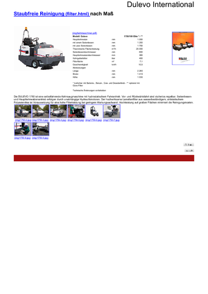Kompaktkehrmaschinen Dulevo Dulevo 1750/100 Elite EH