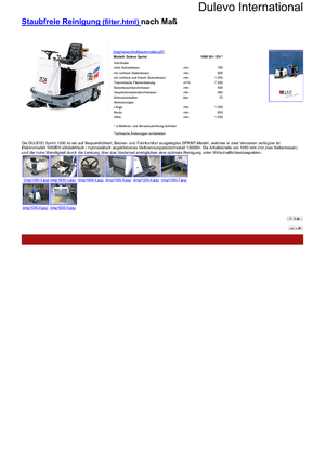 Kompaktkehrmaschinen Dulevo Dulevo Sprint 1000 EH