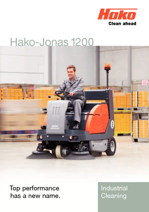 Kompaktkehrmaschinen Hako Jonas 1200 V