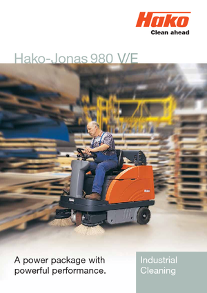 Kompaktkehrmaschinen Hako Jonas 980 VH