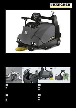 Kompaktkehrmaschinen Kärcher KMR 1250 BAT Pack