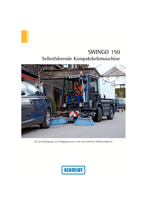 Kompaktkehrmaschinen Schmidt Swingo 150