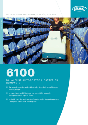 Kompaktkehrmaschinen Tennant Tennant 6100