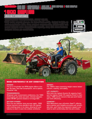 Kommunale Schlepper Mahindra 1626