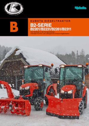 Kommunale Schlepper Kubota B2261 HDBC