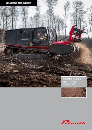 Kommunale Schlepper Prinoth Raptor 500