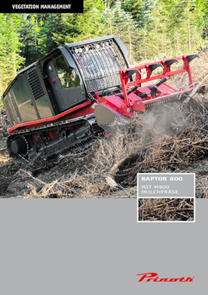 Kommunale Schlepper Prinoth Raptor 800