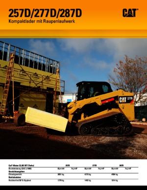 Kompaktlader Caterpillar 287D