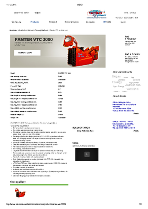 Kompostumsetzter Seko Panter VTC 3000