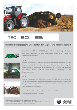 Kompostumsetzter Neuson-Ecotec TEC 25