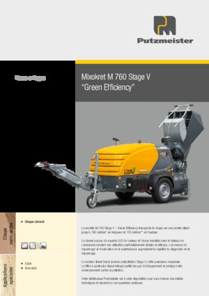 Druckluftförderer Putzmeister M 760 DHB 