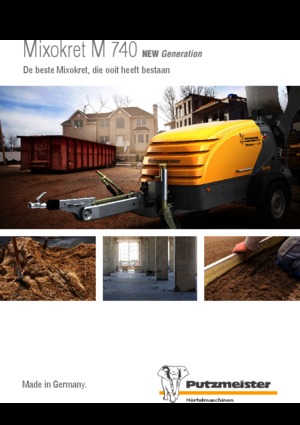 Druckluftförderer Putzmeister M 740 DBS