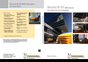 Druckluftförderer Putzmeister M 760 DHB