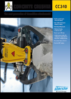 Beton-Abbruchzangen Darda CC340