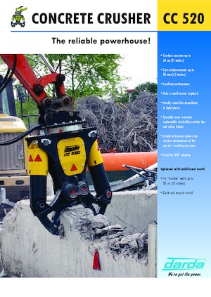 Beton-Abbruchzangen Darda CC520