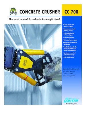 Beton-Abbruchzangen Darda CC700