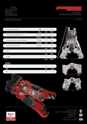 Beton-Abbruchzangen Promove CP 4000