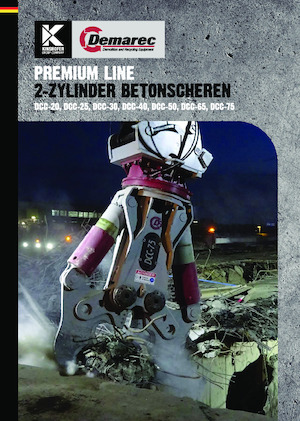Beton-Abbruchzangen Demarec DCC-50